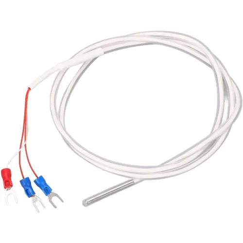 Sonda Térmica PT100 de 3 Hilos de Platino Resistiva Resistente al Agua