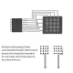 4x4 Membranmatrix-Tastatur 16-Tasten-Tastatur