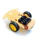 2WD Robot Car Chassis (2 wheels + 1 drunk wheel)