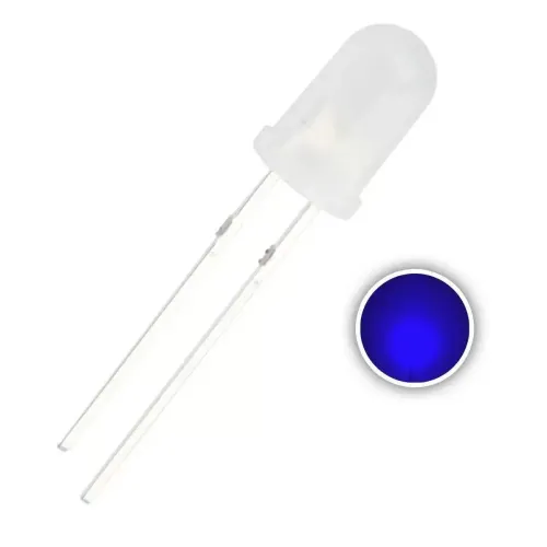 5mm LED Difuso Azul