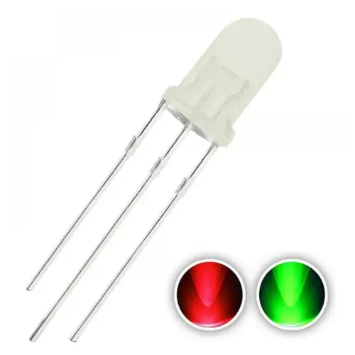 5mm Dual Led Green-Red Common Anode Diffuse