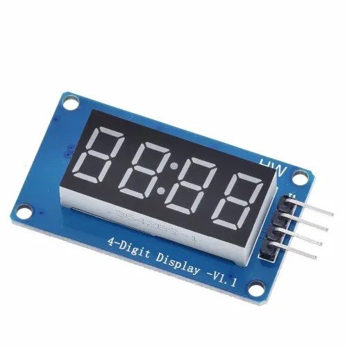 TM1637 Rotes Anzeigemodul - 7 Segmente 4 Bit 0,36 Zoll Uhr