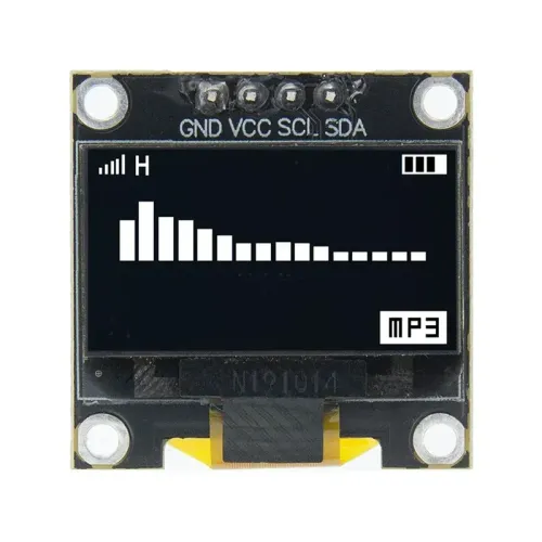 0.96 Inch White I2C IIC OLED LCD Module 4pin SSD1306 Chip