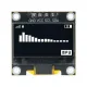 Module LCD OLED I2C IIC Blanc de 0,96 pouces, Puce 4 Broches SSD1306