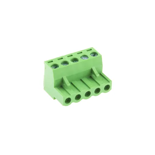 5.08mm Conector Fêmea do Bloco Terminal de Parafuso de Ângulo Reto de 5 Pinos