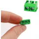 Bloc Terminal PCB cu 2 Pini de 5,08 mm (înălțime 10 mm) - Verde