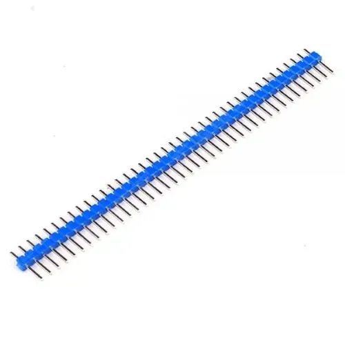 1 x 40 Pin Header Male - Blue