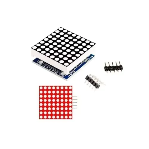 MAX7219 8x8 Red Dot Matrix Module