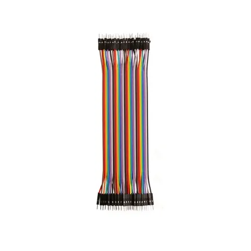 Cables de Puente M-M de 20 cm y 40 Clavijas