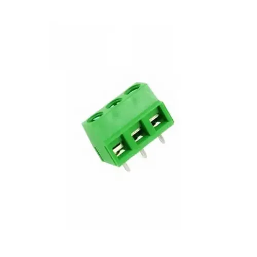 5.08 mm 3 Pin PCB Terminal Block (Height 10mm) - Green