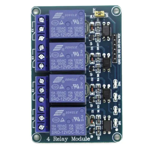 Modulo Relè a 4 Canali da 12 V